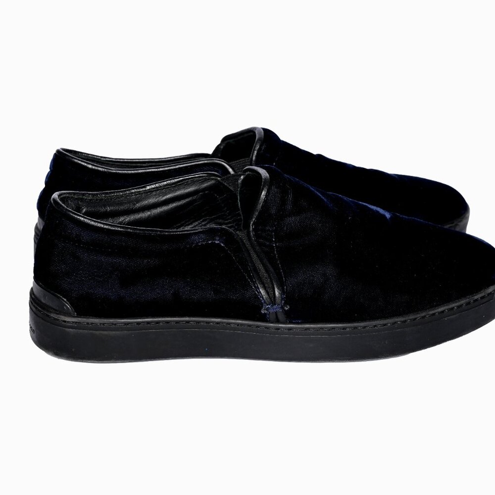 RAG & BONE Blue Velvet Trainers / Sneakers 
 Slip-On US 9 - Picture 3 of 5